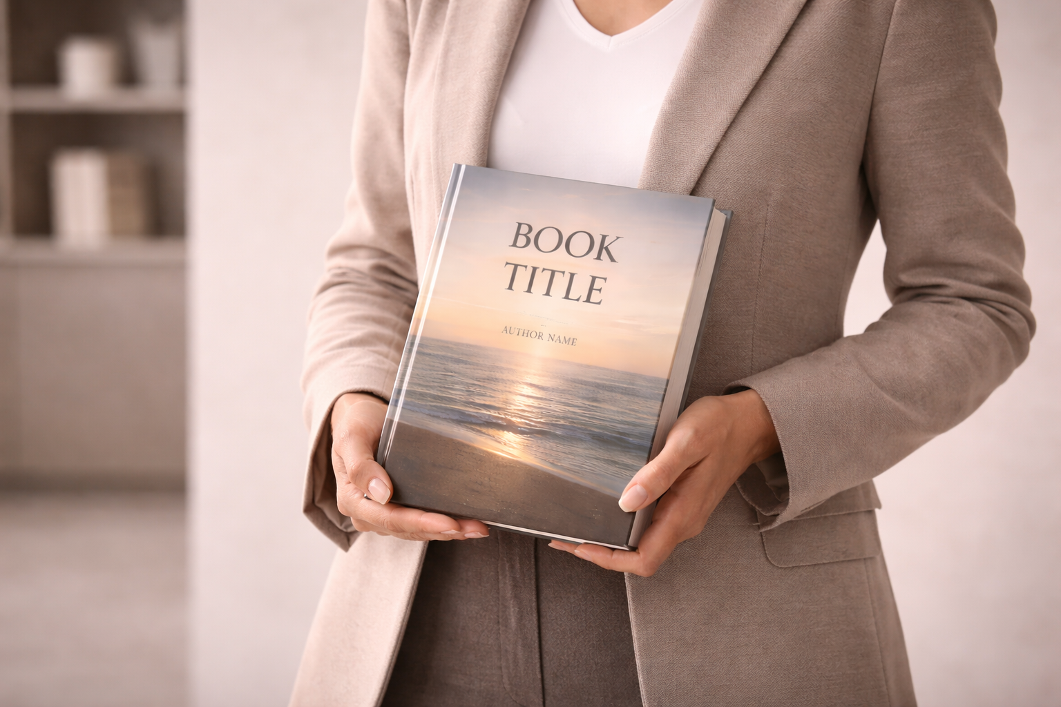 Author ready for the spotlight